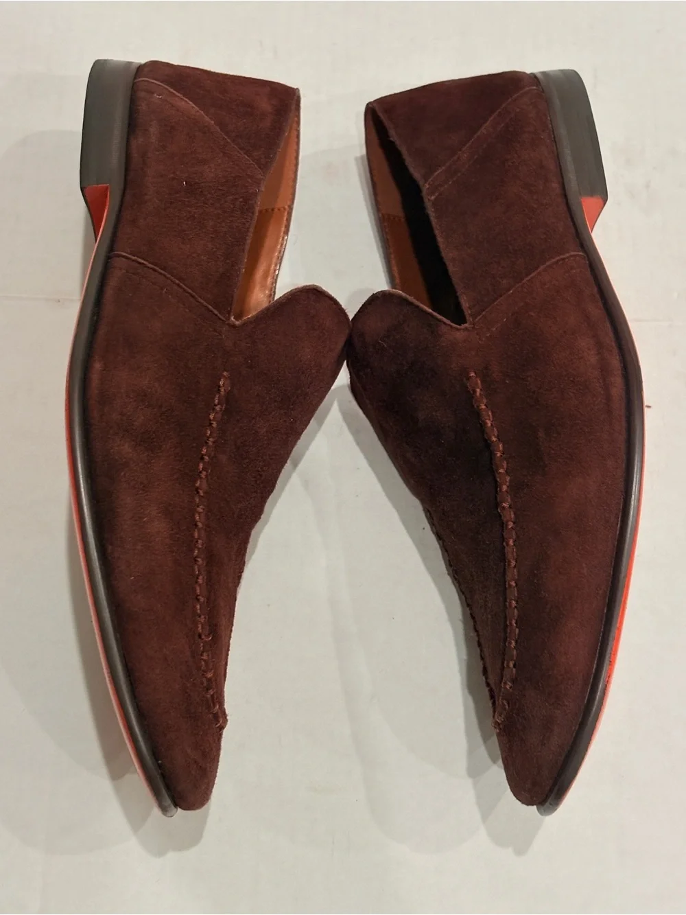 ALDO Men's Brown Suede Slip-On Loafers 9.5